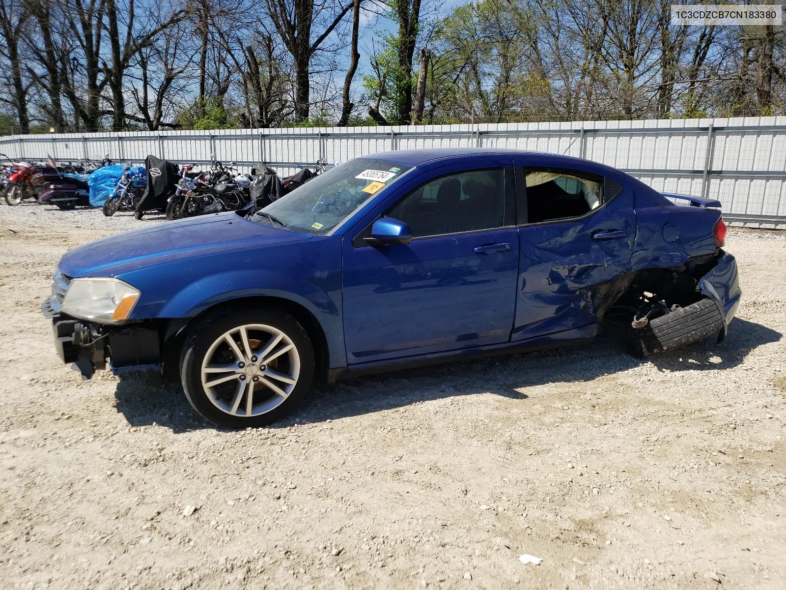 2012 Dodge Avenger Sxt VIN: 1C3CDZCB7CN183380 Lot: 49365764