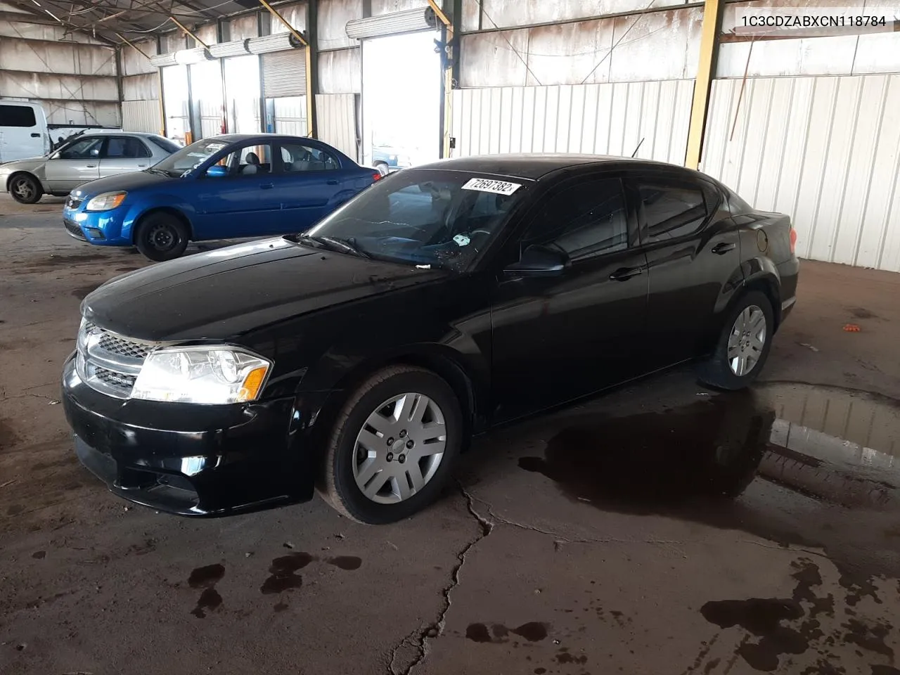 2012 Dodge Avenger Se VIN: 1C3CDZABXCN118784 Lot: 49756523