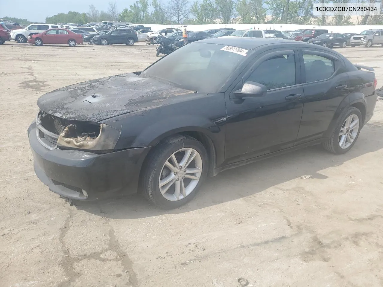 1C3CDZCB7CN280434 2012 Dodge Avenger Sxt