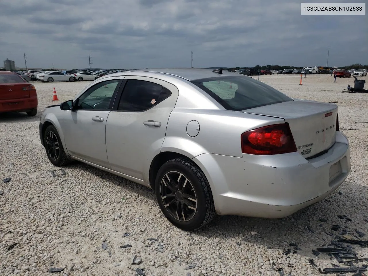 2012 Dodge Avenger Se VIN: 1C3CDZAB8CN102633 Lot: 52834324