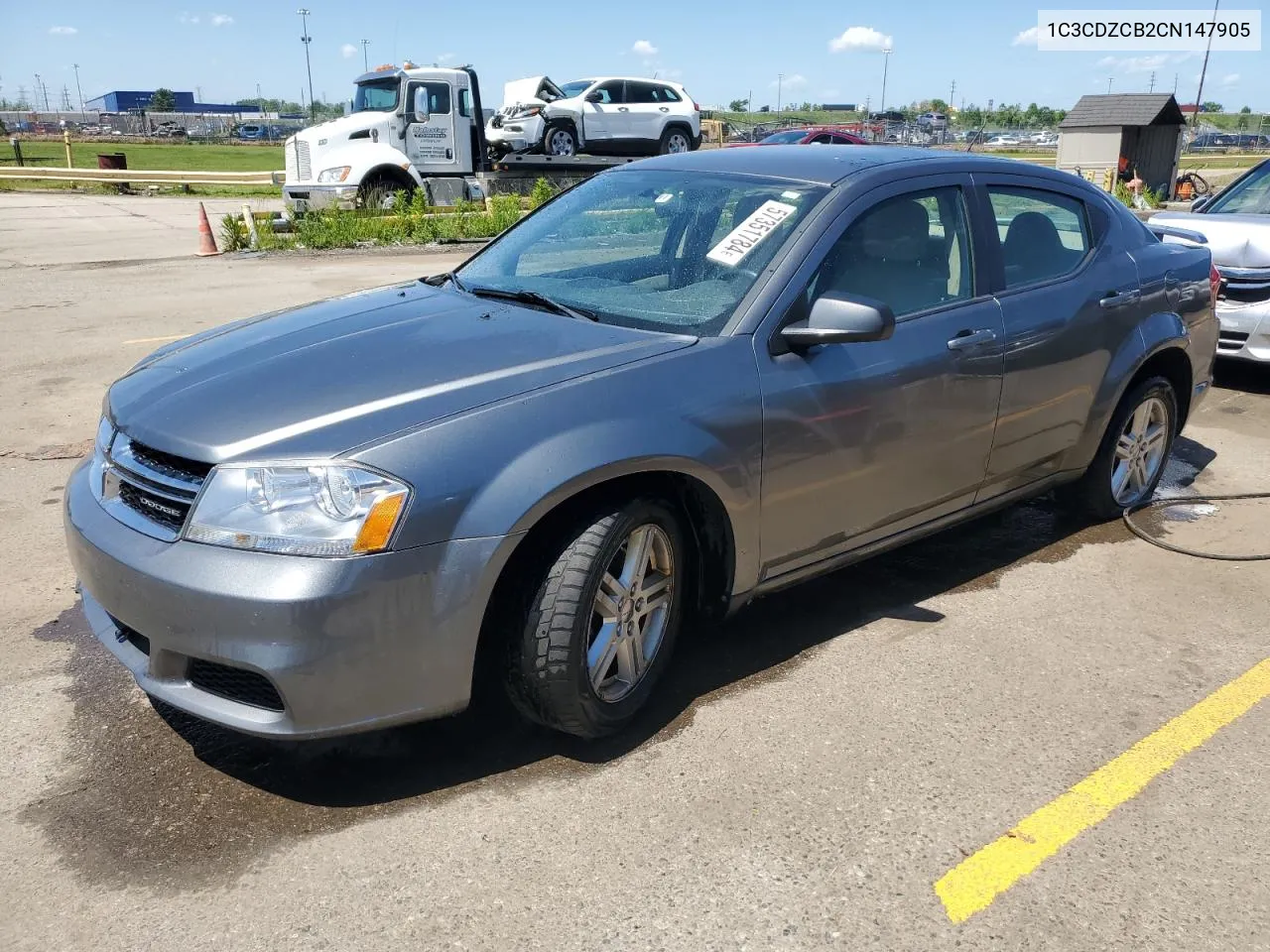 2012 Dodge Avenger Sxt VIN: 1C3CDZCB2CN147905 Lot: 57351784