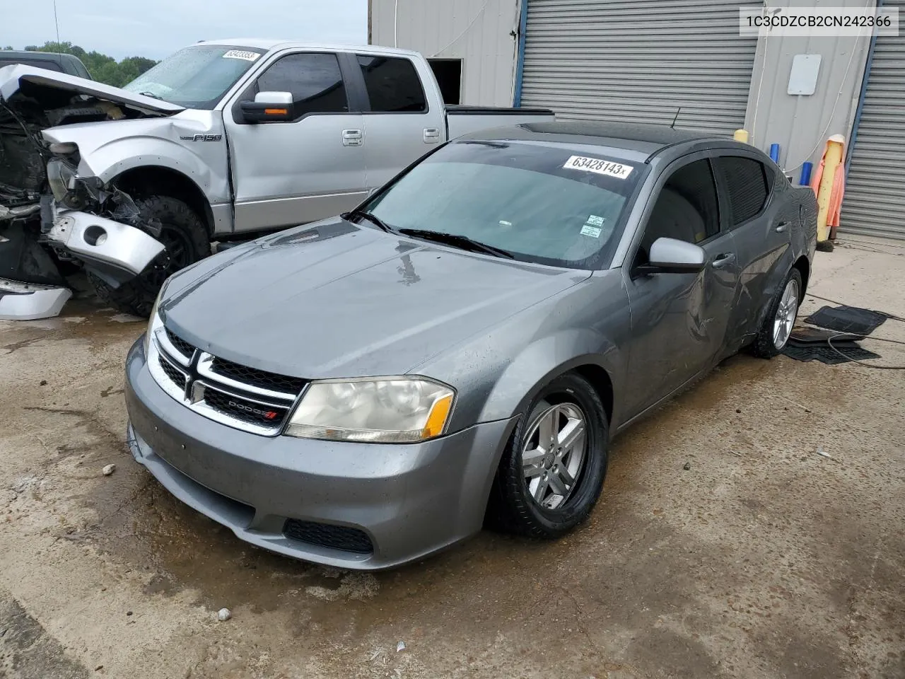 2012 Dodge Avenger Sxt VIN: 1C3CDZCB2CN242366 Lot: 57745714