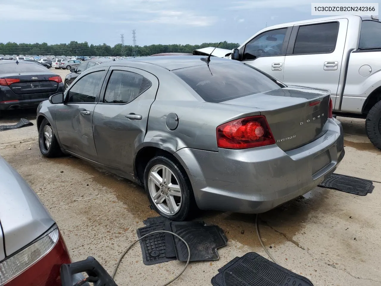 2012 Dodge Avenger Sxt VIN: 1C3CDZCB2CN242366 Lot: 57745714