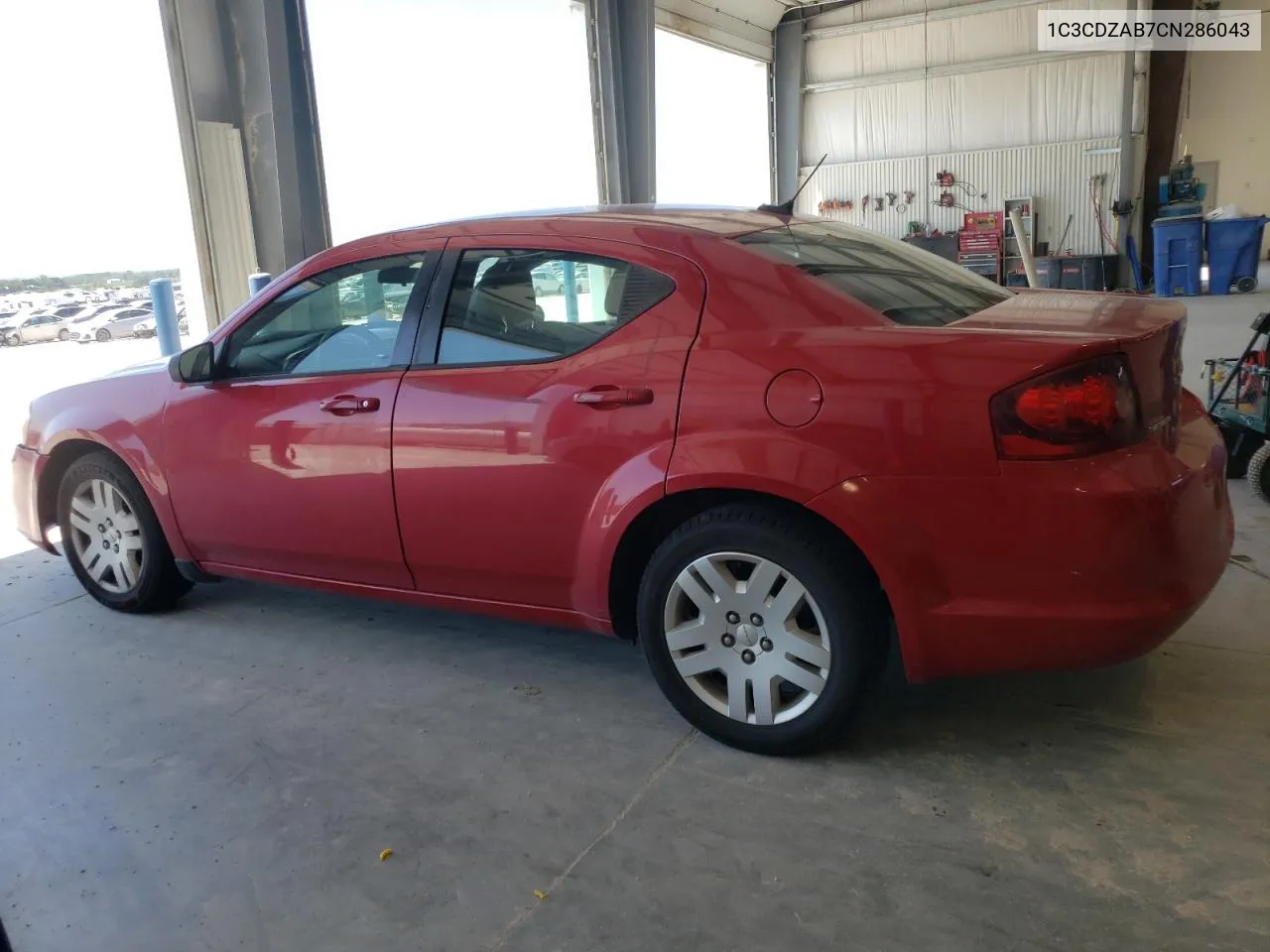 2012 Dodge Avenger Se VIN: 1C3CDZAB7CN286043 Lot: 59978074