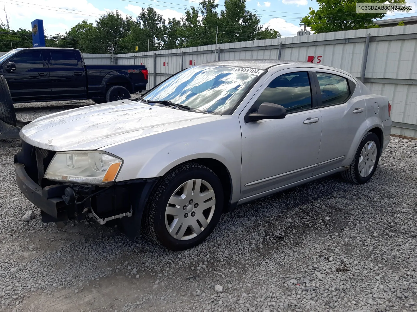 2012 Dodge Avenger Se VIN: 1C3CDZAB8CN242682 Lot: 60489104