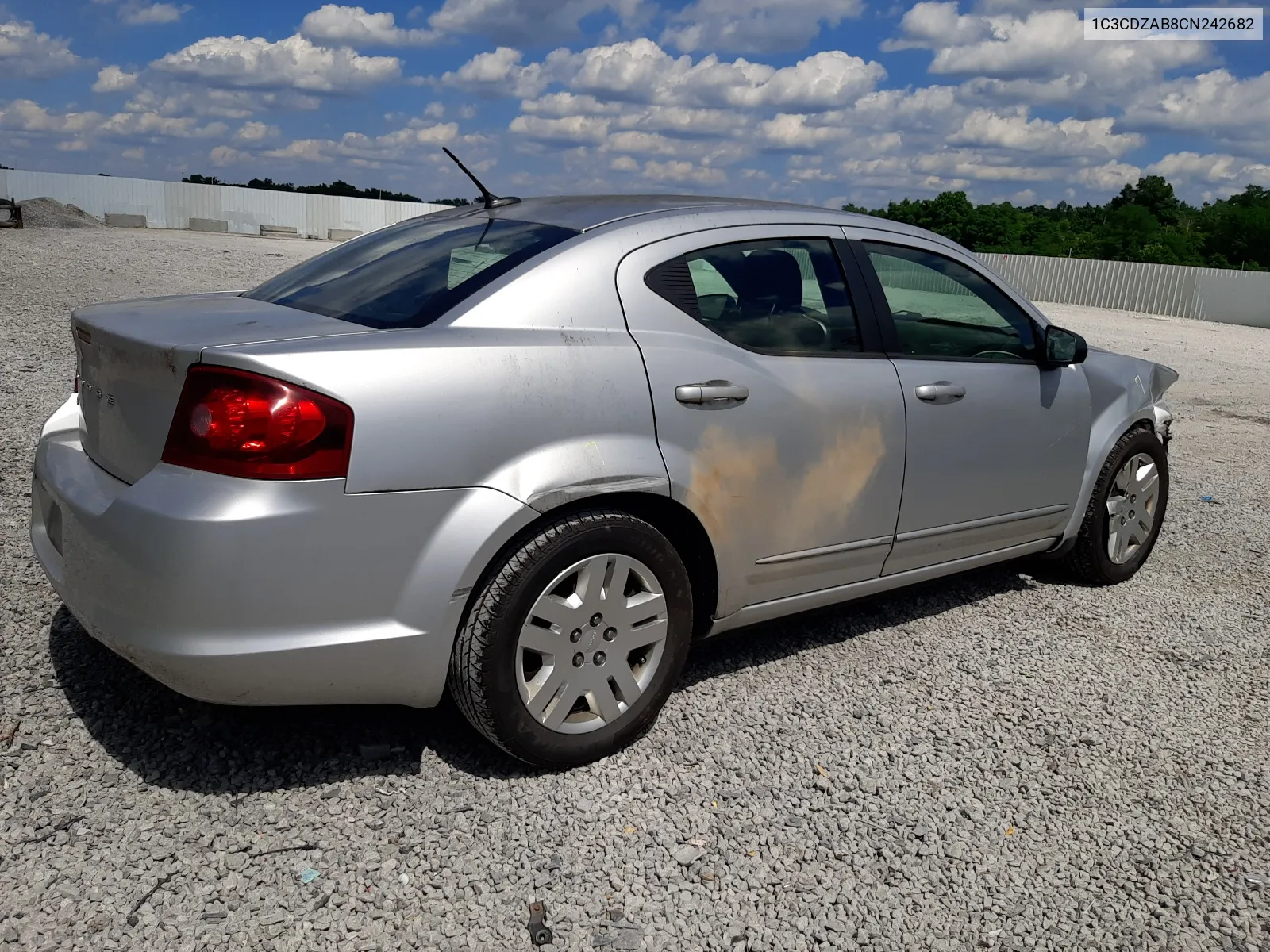 2012 Dodge Avenger Se VIN: 1C3CDZAB8CN242682 Lot: 60489104