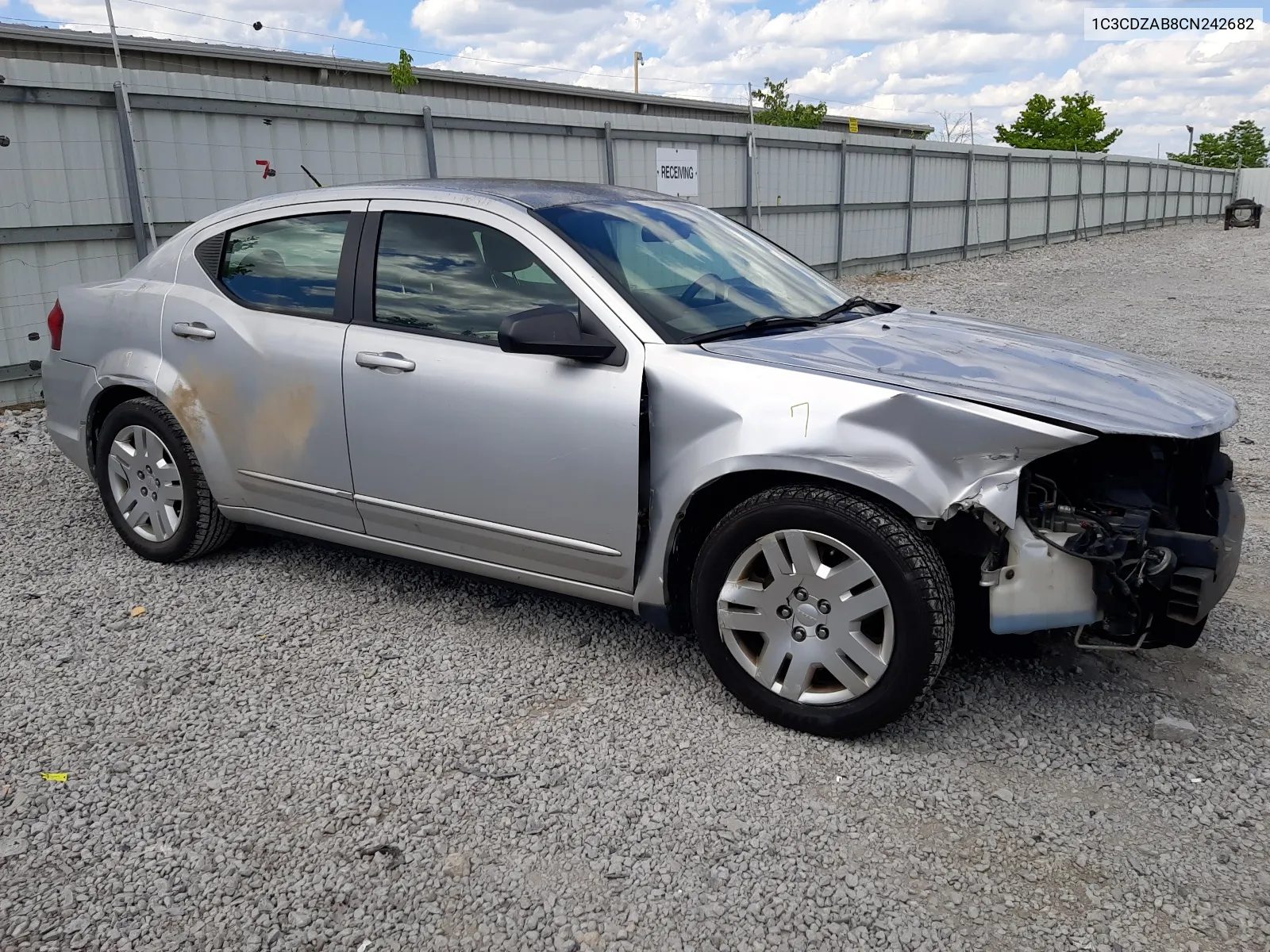 2012 Dodge Avenger Se VIN: 1C3CDZAB8CN242682 Lot: 60489104