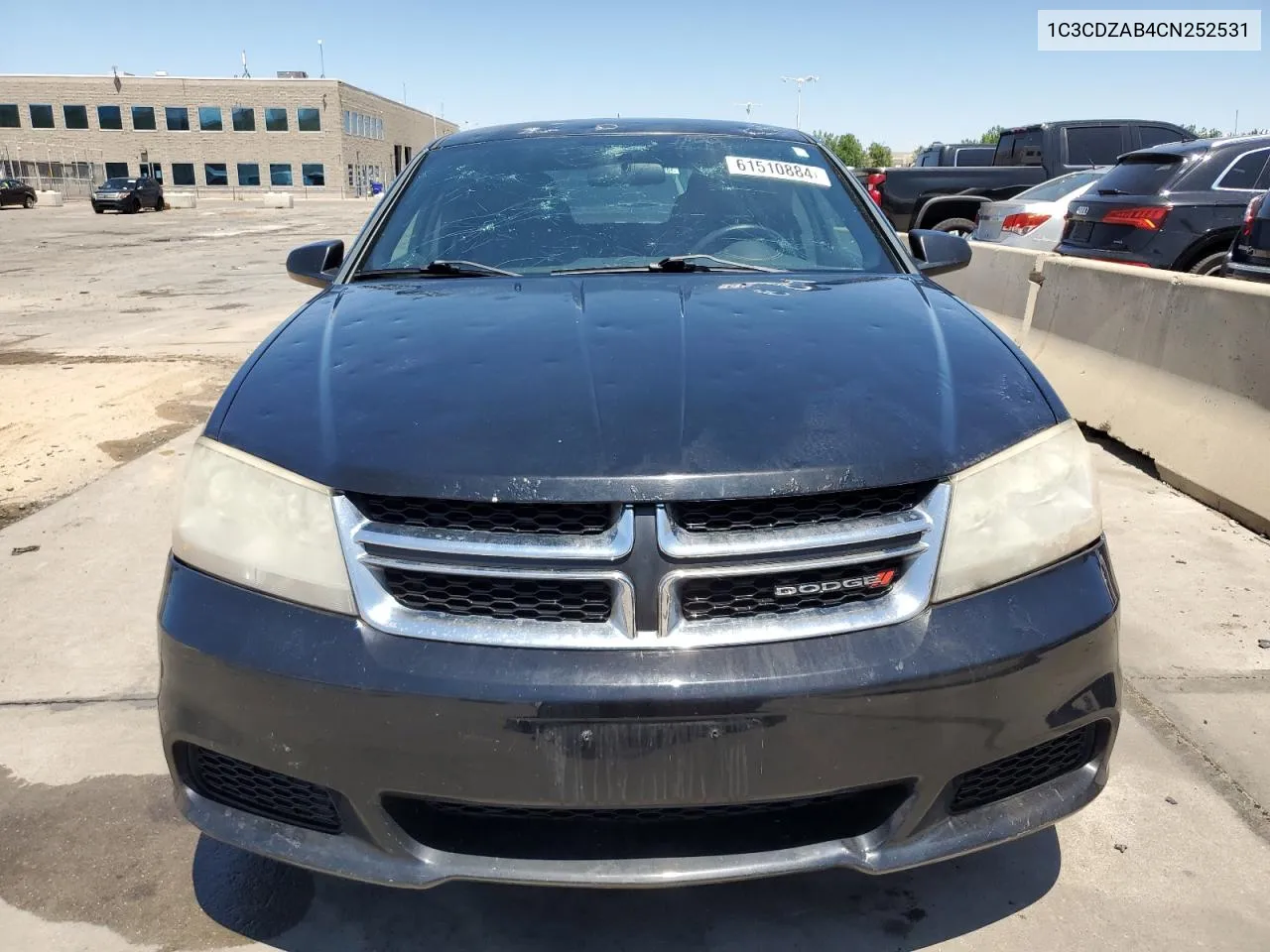 2012 Dodge Avenger Se VIN: 1C3CDZAB4CN252531 Lot: 61510884