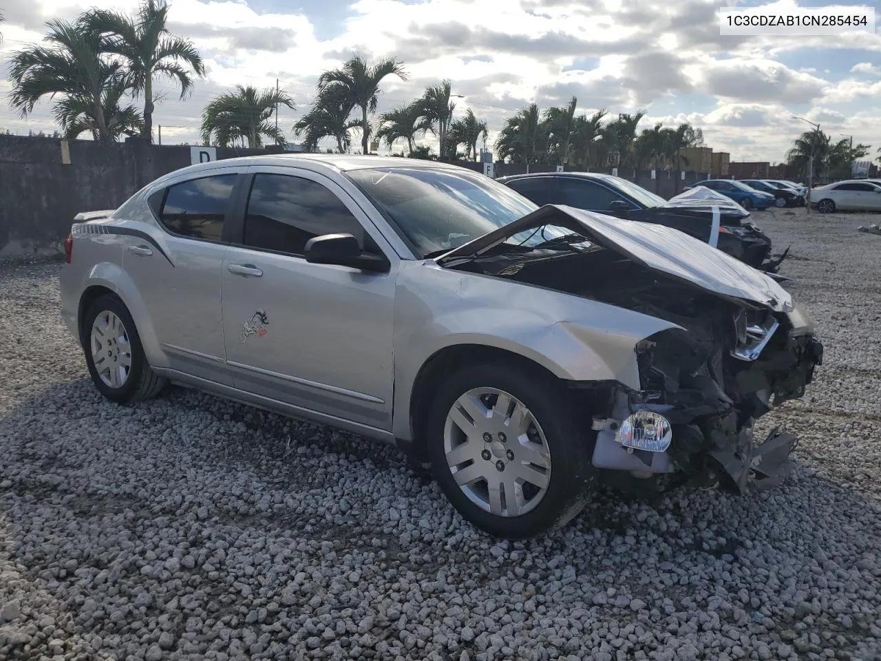 2012 Dodge Avenger Se VIN: 1C3CDZAB1CN285454 Lot: 64176984