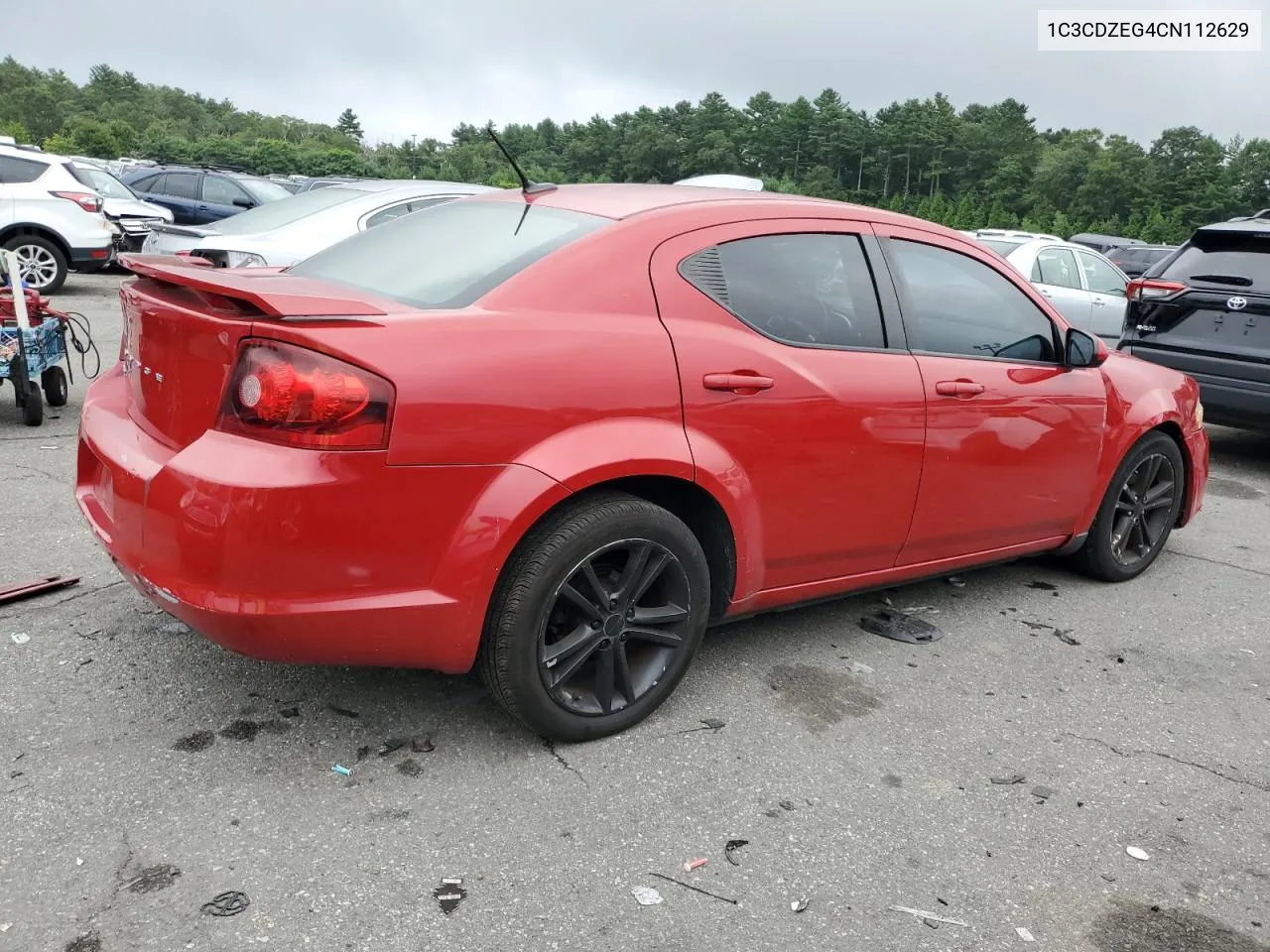 2012 Dodge Avenger Sxt VIN: 1C3CDZEG4CN112629 Lot: 65147274