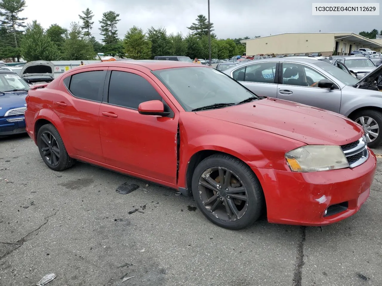 2012 Dodge Avenger Sxt VIN: 1C3CDZEG4CN112629 Lot: 65147274