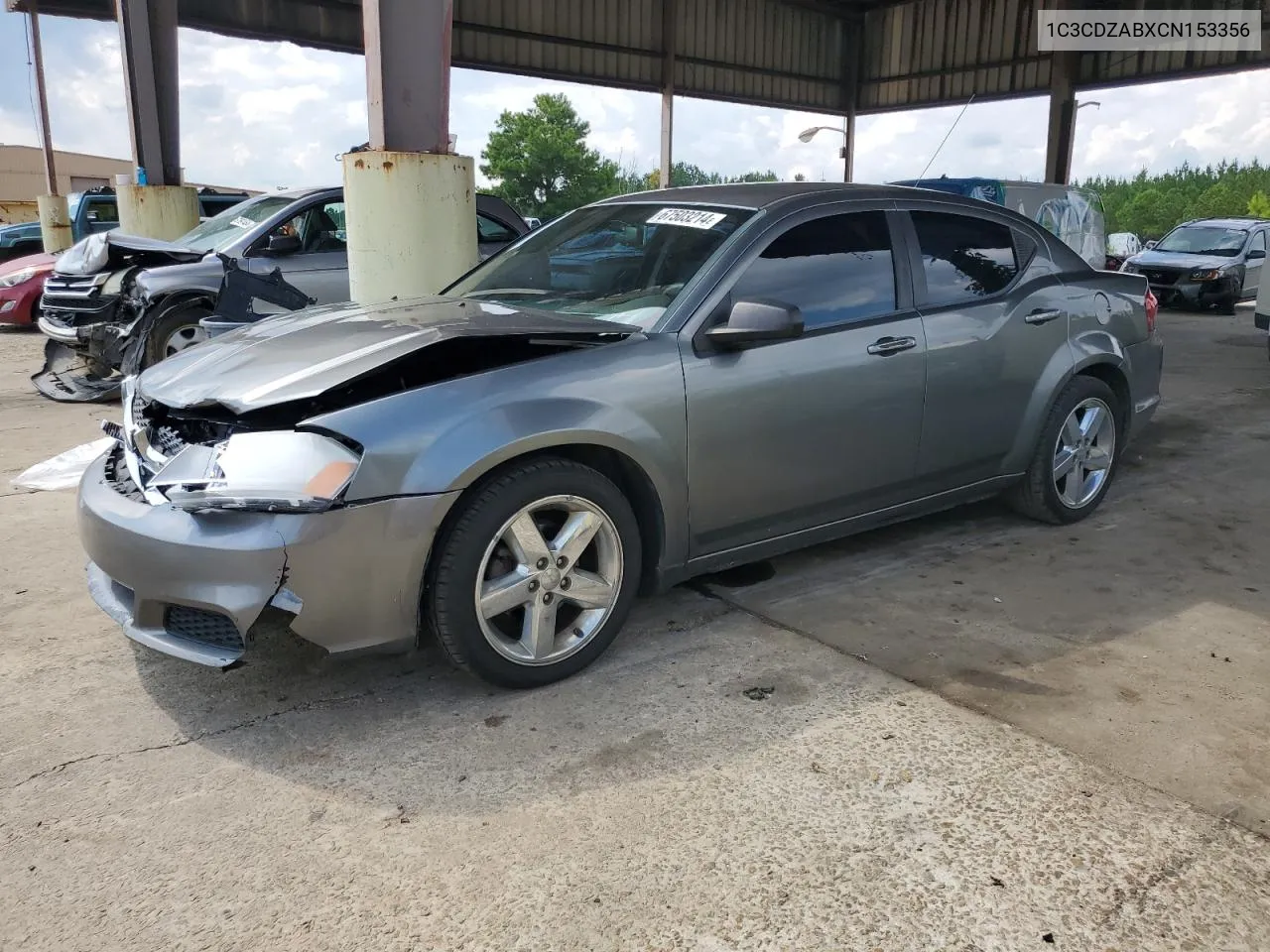 2012 Dodge Avenger Se VIN: 1C3CDZABXCN153356 Lot: 67503214