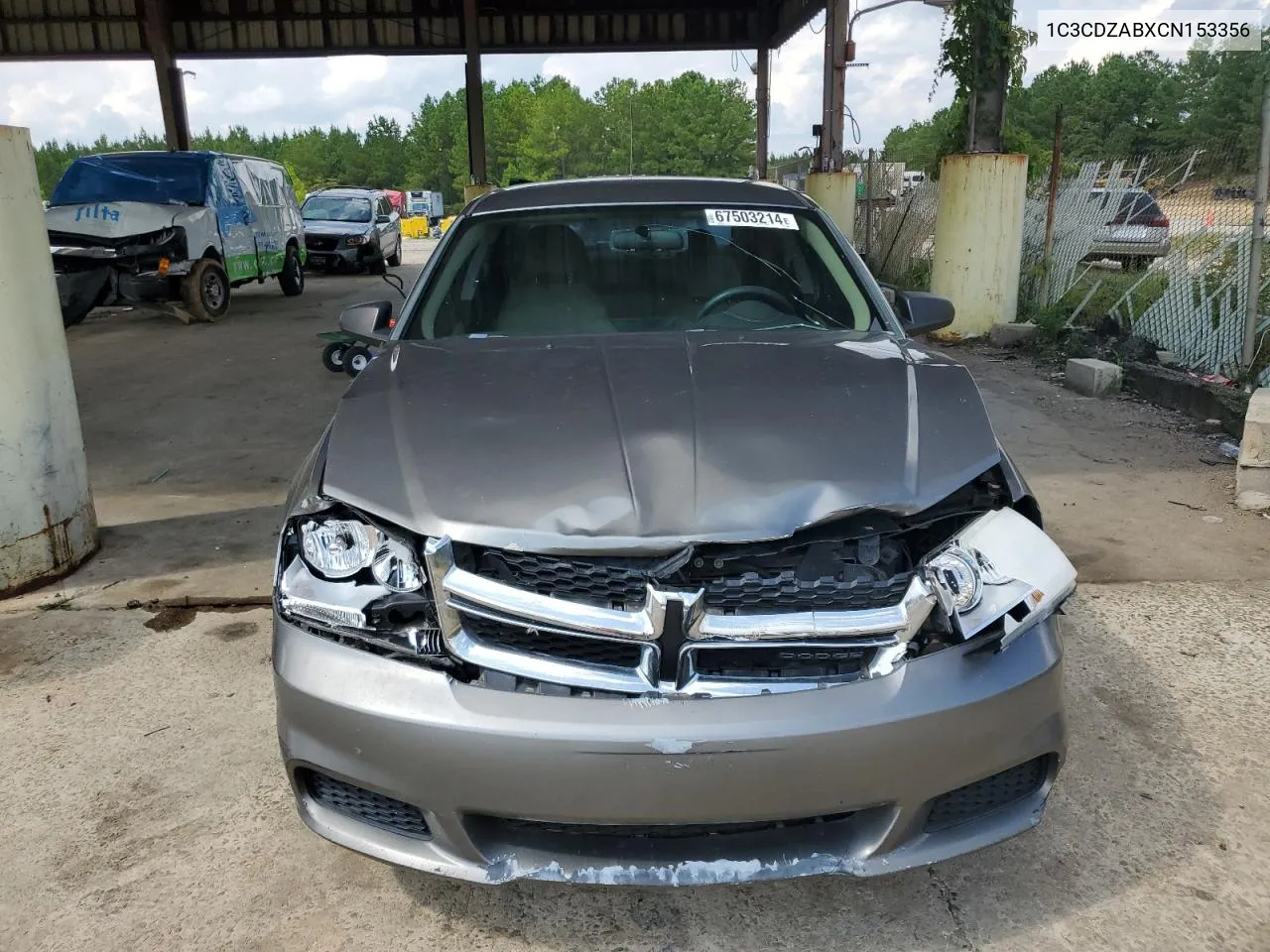 2012 Dodge Avenger Se VIN: 1C3CDZABXCN153356 Lot: 67503214