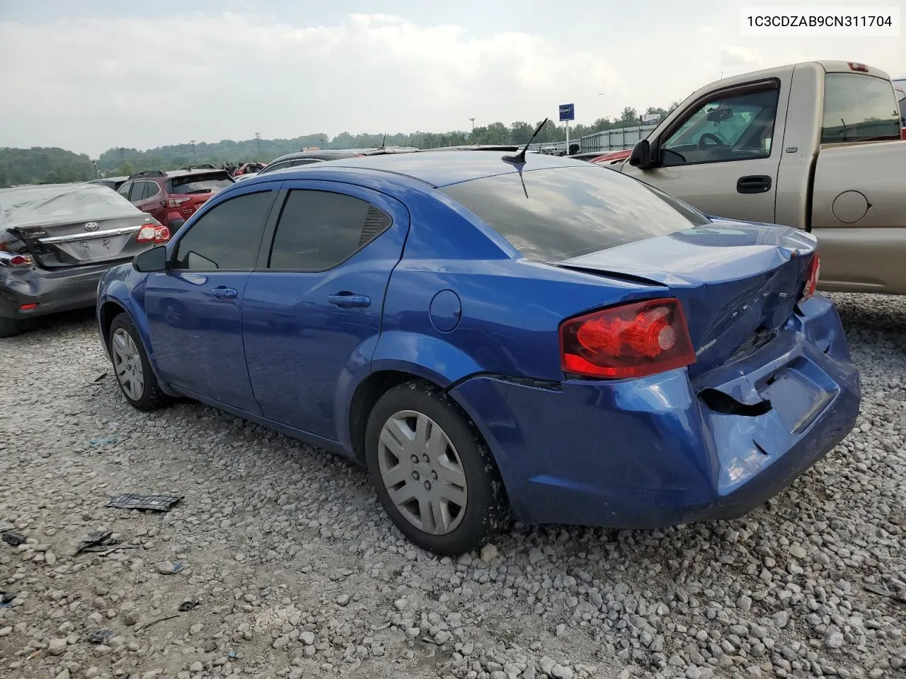 2012 Dodge Avenger Se VIN: 1C3CDZAB9CN311704 Lot: 67764054