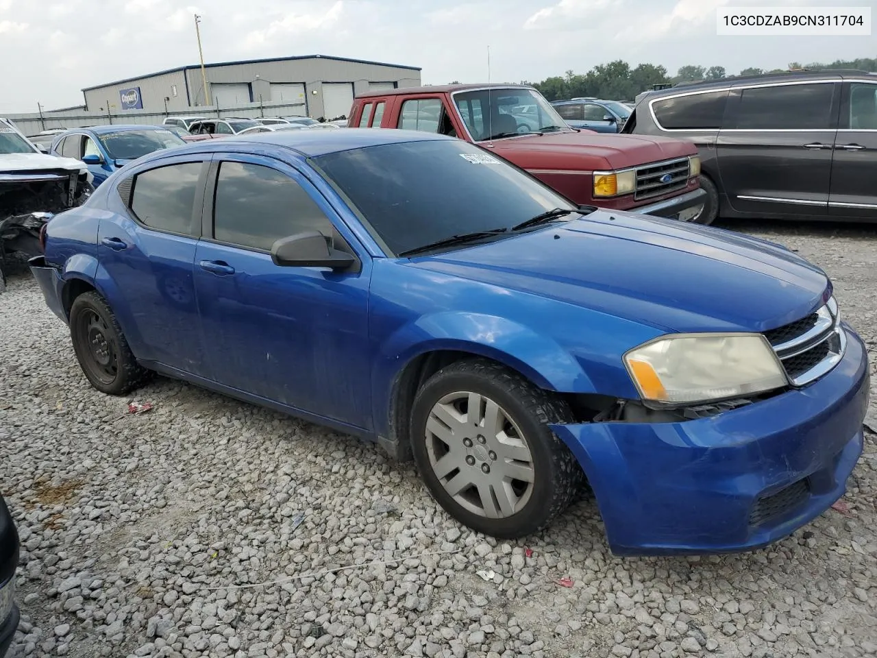 2012 Dodge Avenger Se VIN: 1C3CDZAB9CN311704 Lot: 67764054