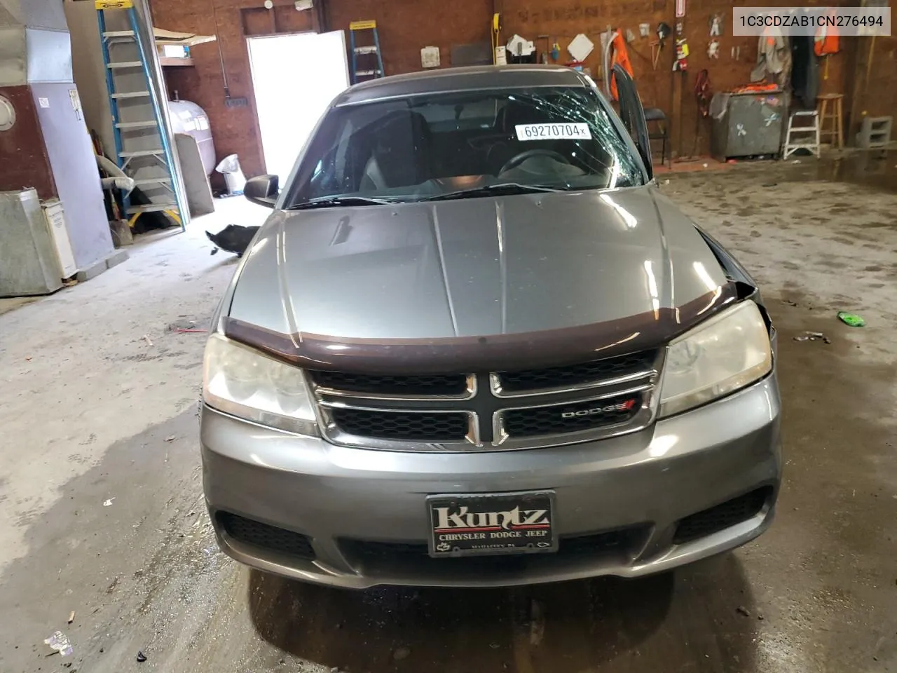 2012 Dodge Avenger Se VIN: 1C3CDZAB1CN276494 Lot: 69270704