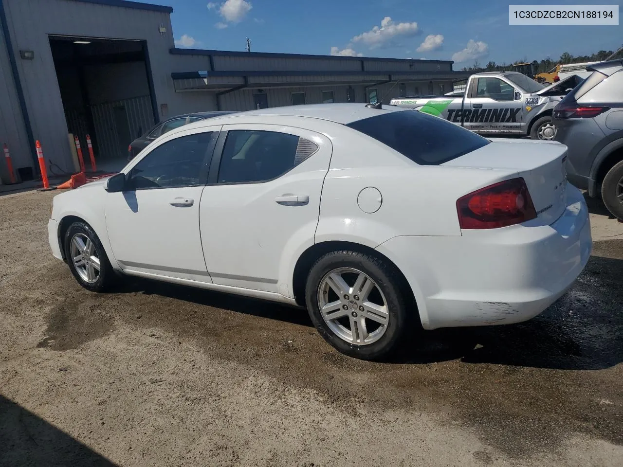 2012 Dodge Avenger Sxt VIN: 1C3CDZCB2CN188194 Lot: 69745904