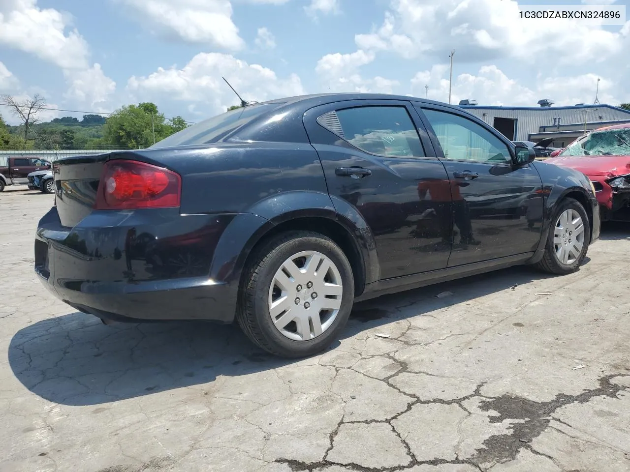 2012 Dodge Avenger Se VIN: 1C3CDZABXCN324896 Lot: 70002274