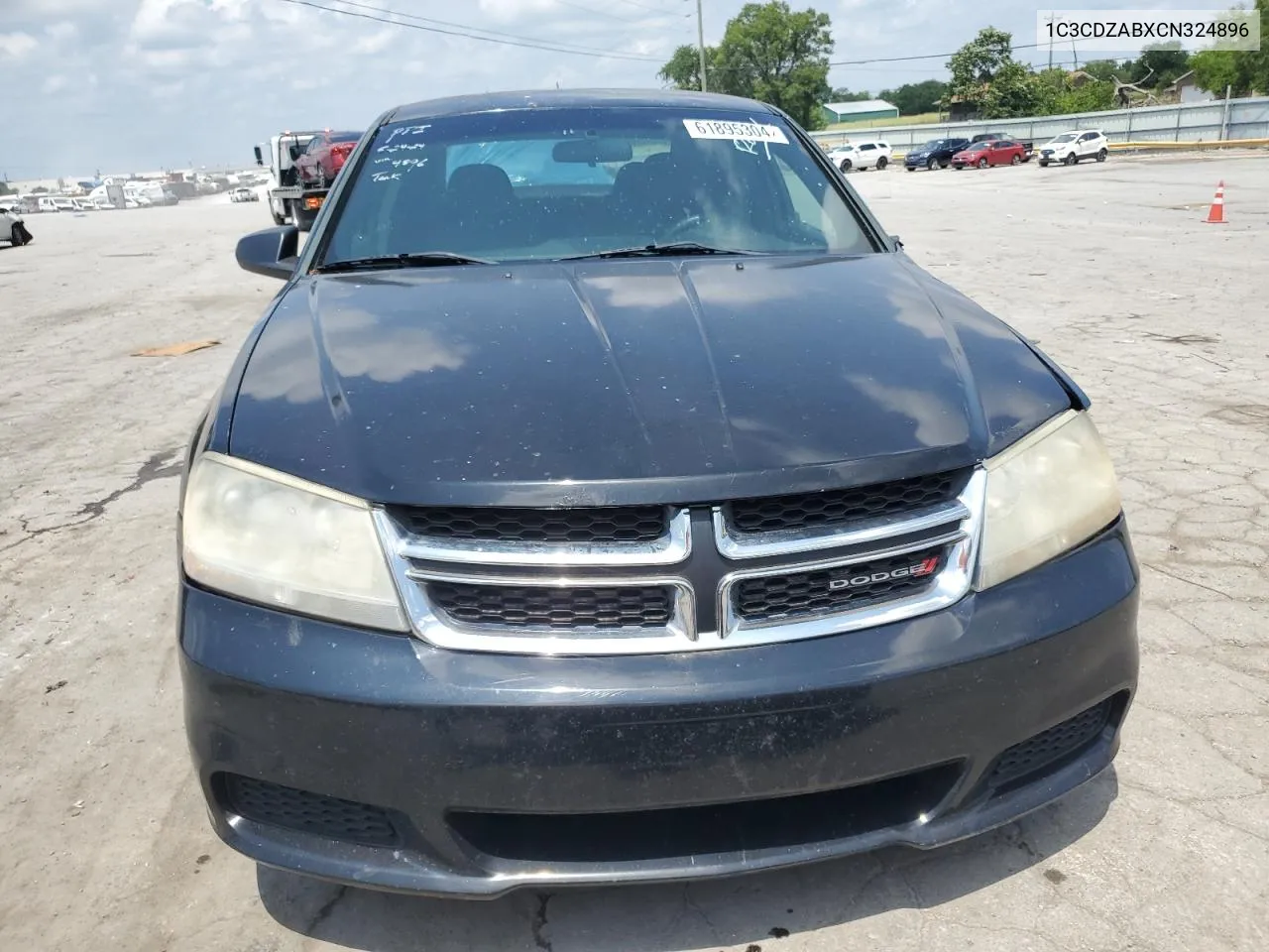 2012 Dodge Avenger Se VIN: 1C3CDZABXCN324896 Lot: 70002274