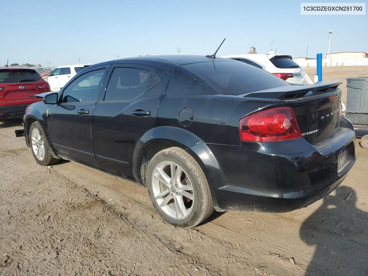 2012 Dodge Avenger Sxt VIN: 1C3CDZEGXCN251700 Lot: 70234824