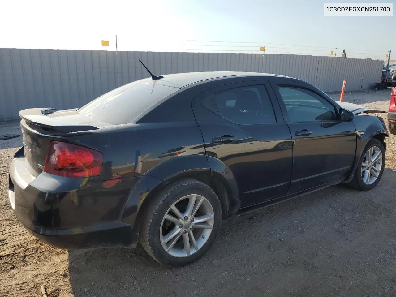 2012 Dodge Avenger Sxt VIN: 1C3CDZEGXCN251700 Lot: 70234824