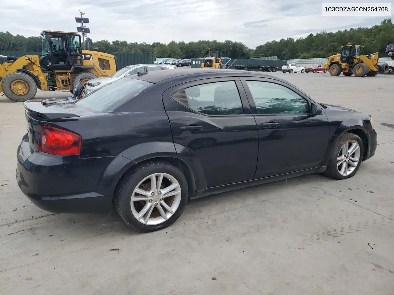 2012 Dodge Avenger Se VIN: 1C3CDZAG0CN254708 Lot: 70663304