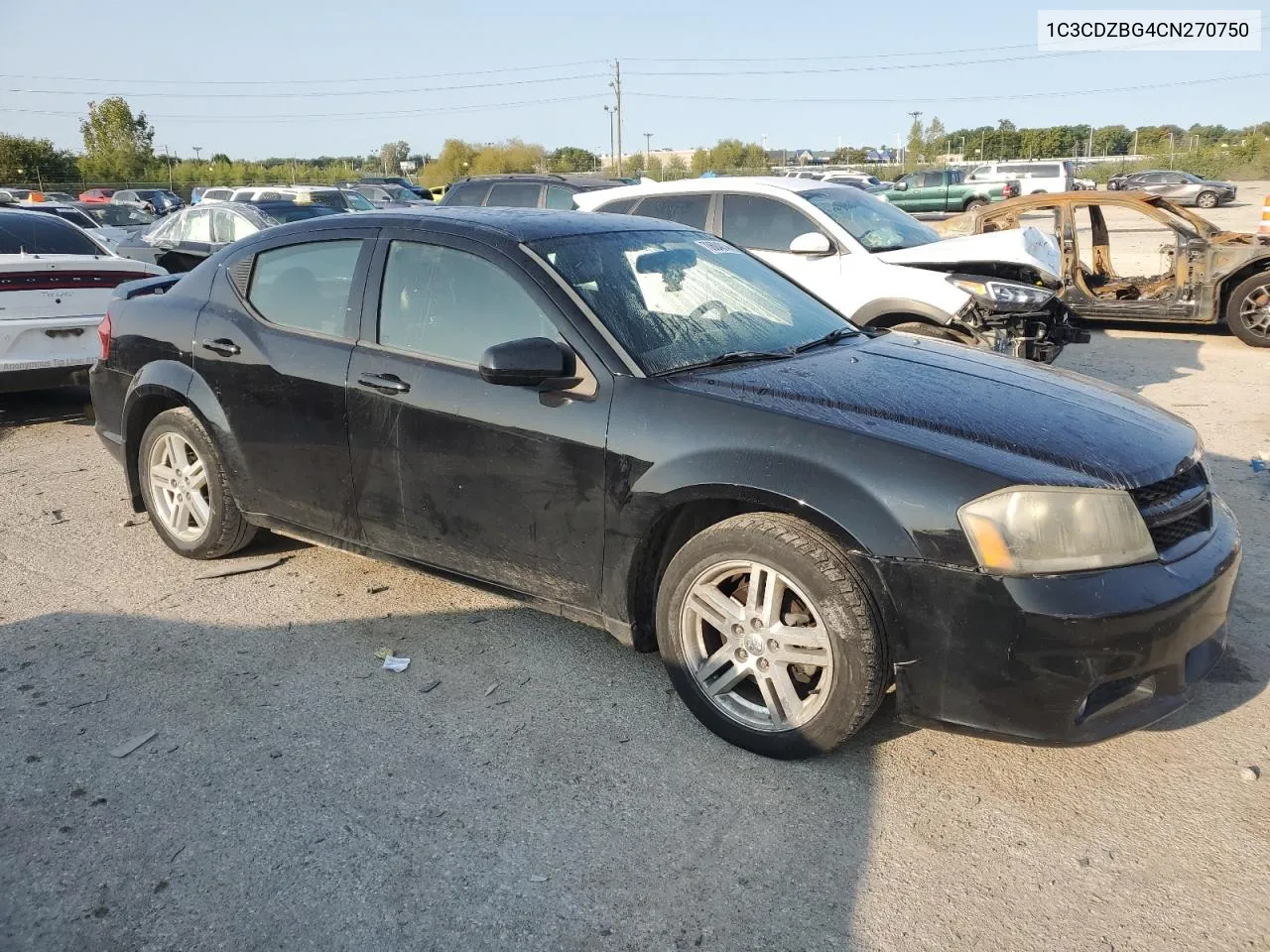 2012 Dodge Avenger R/T VIN: 1C3CDZBG4CN270750 Lot: 70684014