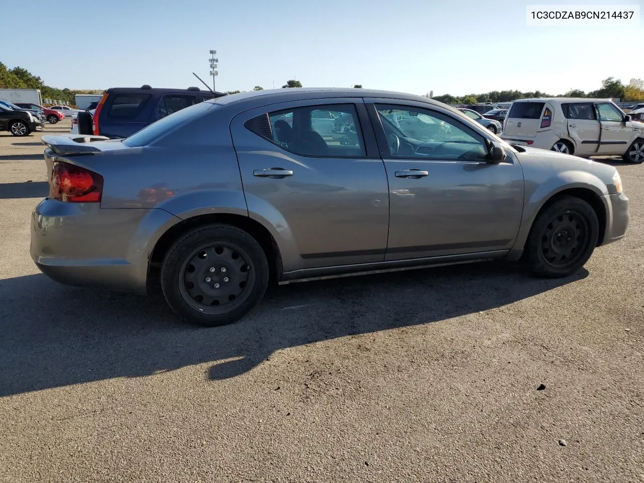 2012 Dodge Avenger Se VIN: 1C3CDZAB9CN214437 Lot: 71038254