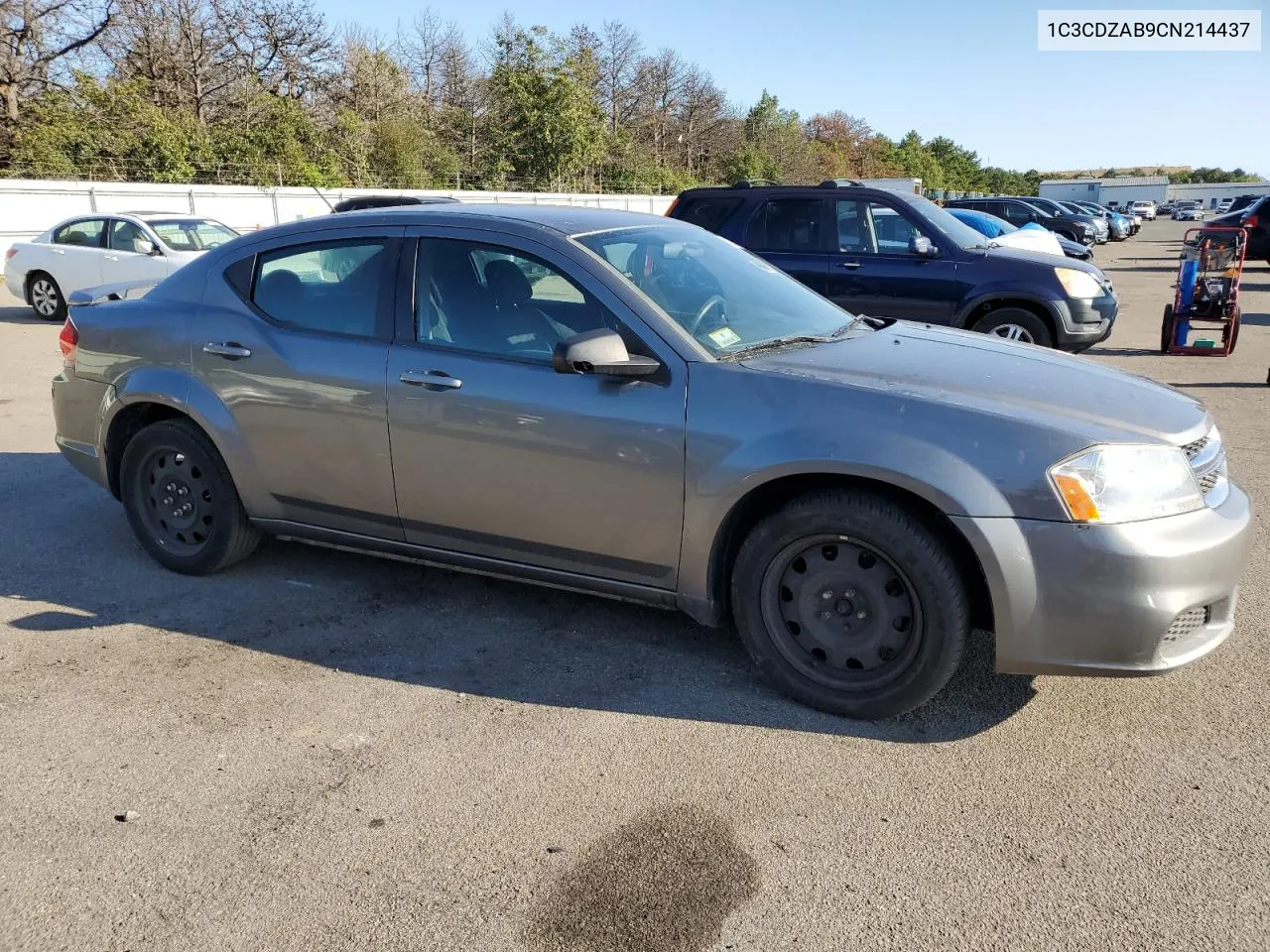 2012 Dodge Avenger Se VIN: 1C3CDZAB9CN214437 Lot: 71038254