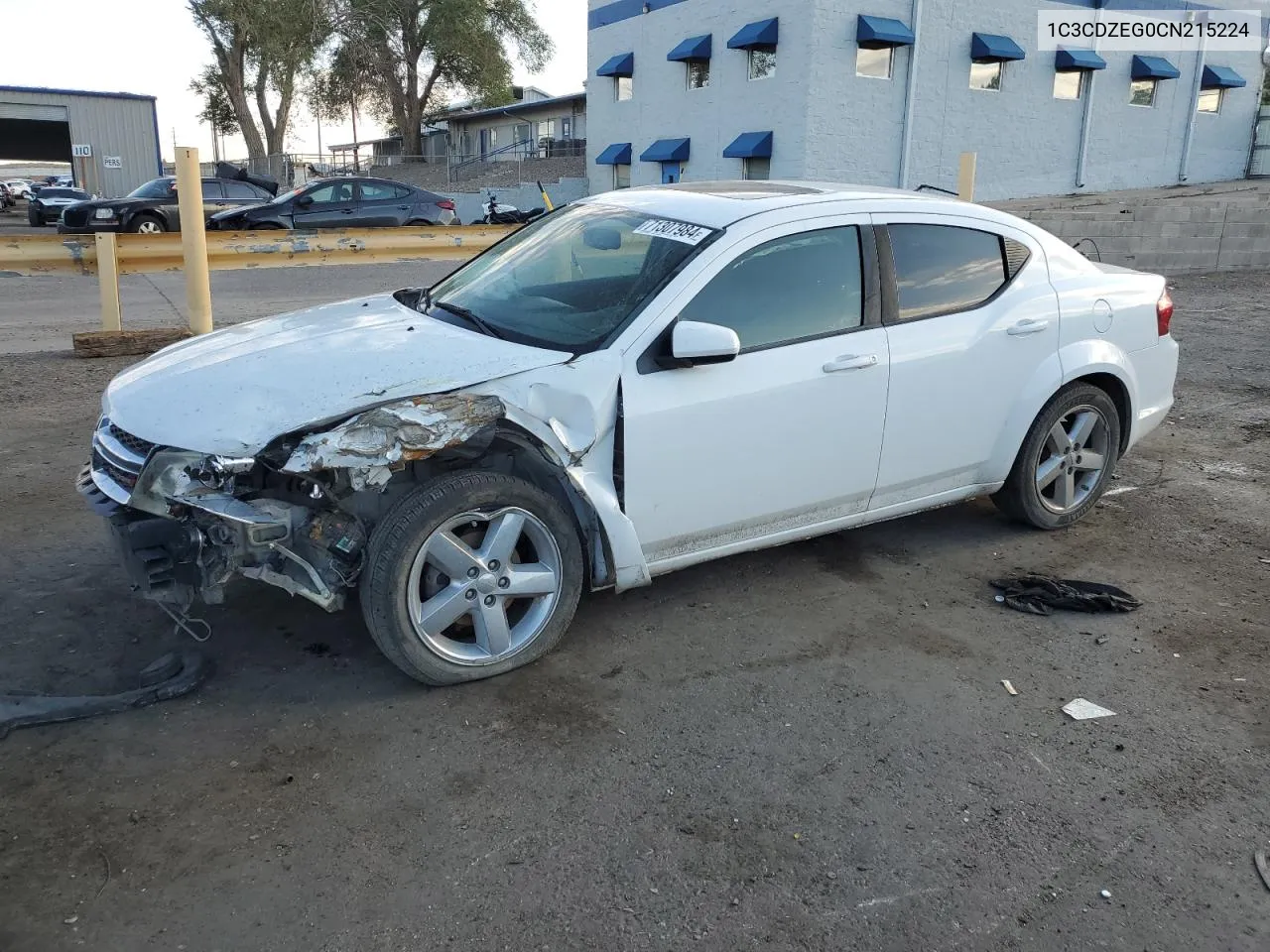 2012 Dodge Avenger Sxt VIN: 1C3CDZEG0CN215224 Lot: 71307984