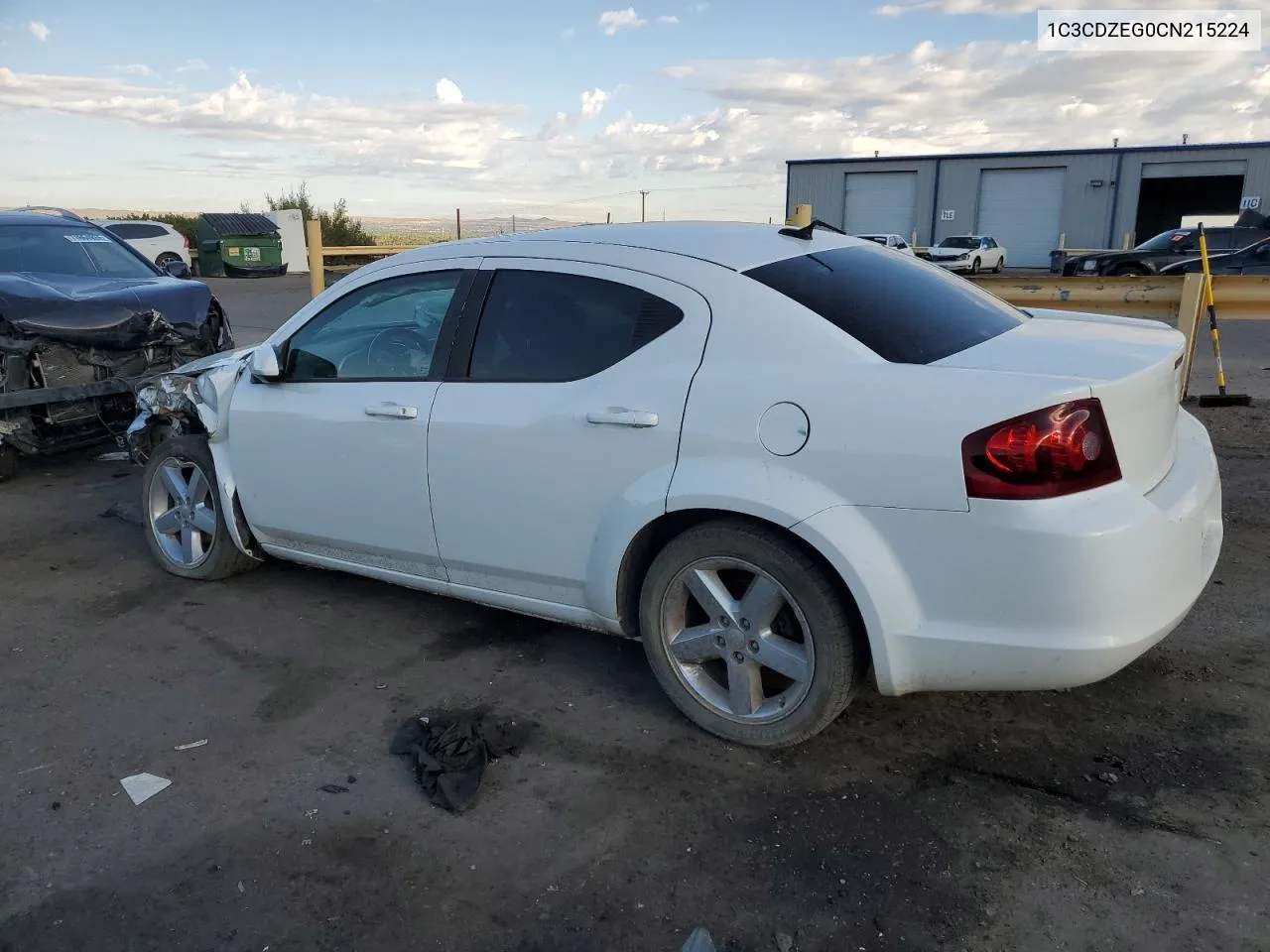 2012 Dodge Avenger Sxt VIN: 1C3CDZEG0CN215224 Lot: 71307984