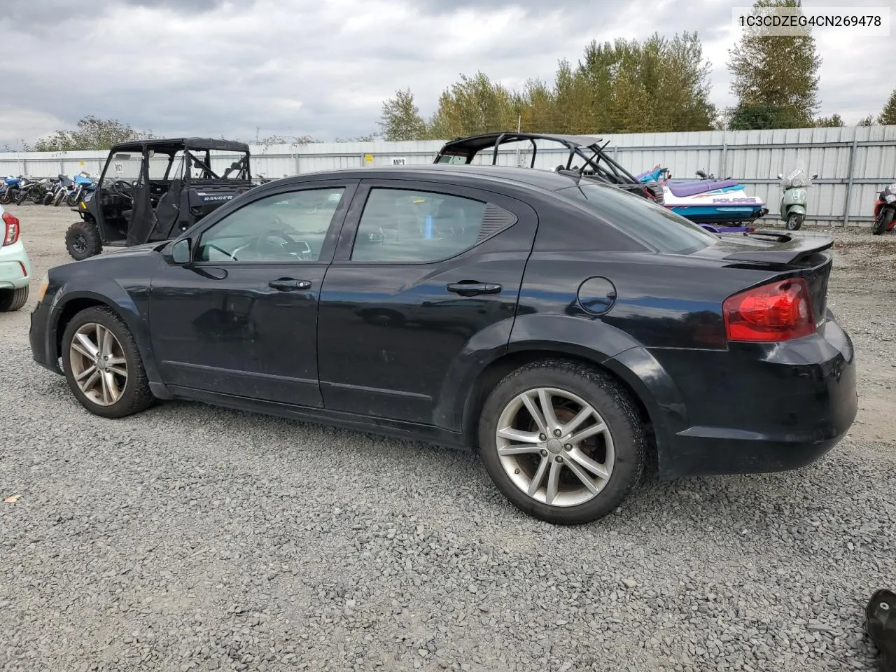 2012 Dodge Avenger Sxt VIN: 1C3CDZEG4CN269478 Lot: 71615704