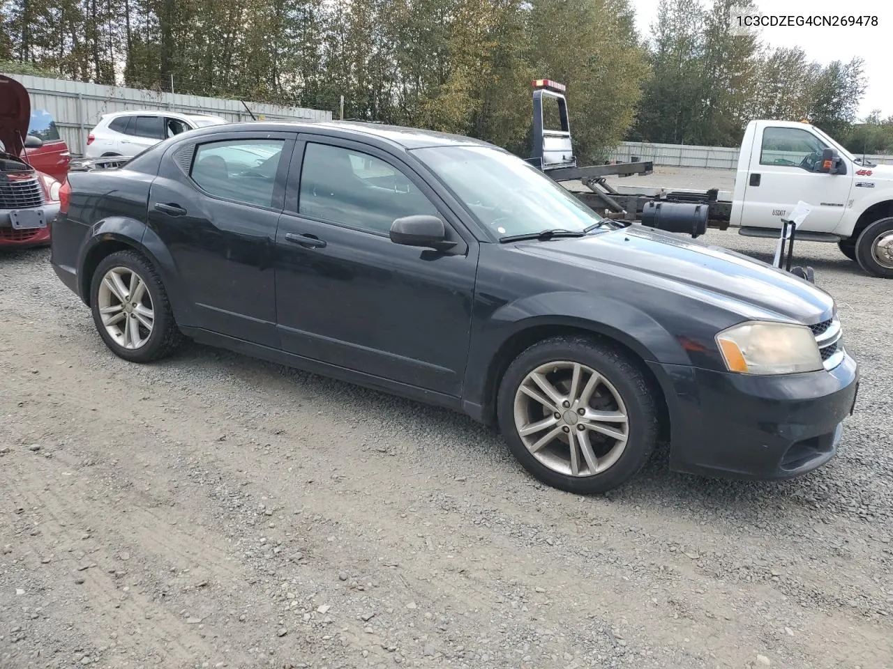 2012 Dodge Avenger Sxt VIN: 1C3CDZEG4CN269478 Lot: 71615704