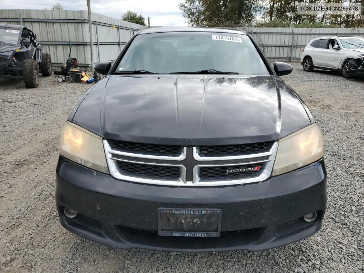 2012 Dodge Avenger Sxt VIN: 1C3CDZEG4CN269478 Lot: 71615704