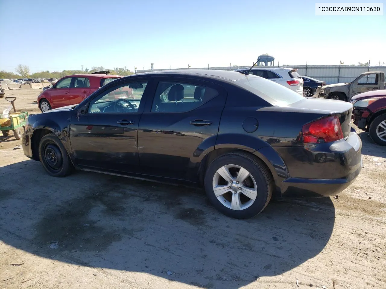 2012 Dodge Avenger Se VIN: 1C3CDZAB9CN110630 Lot: 72265414