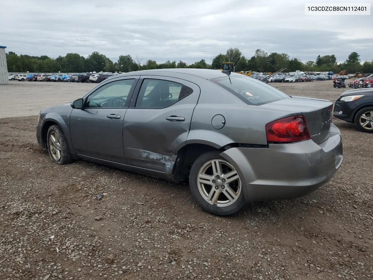 2012 Dodge Avenger Sxt VIN: 1C3CDZCB8CN112401 Lot: 72354334