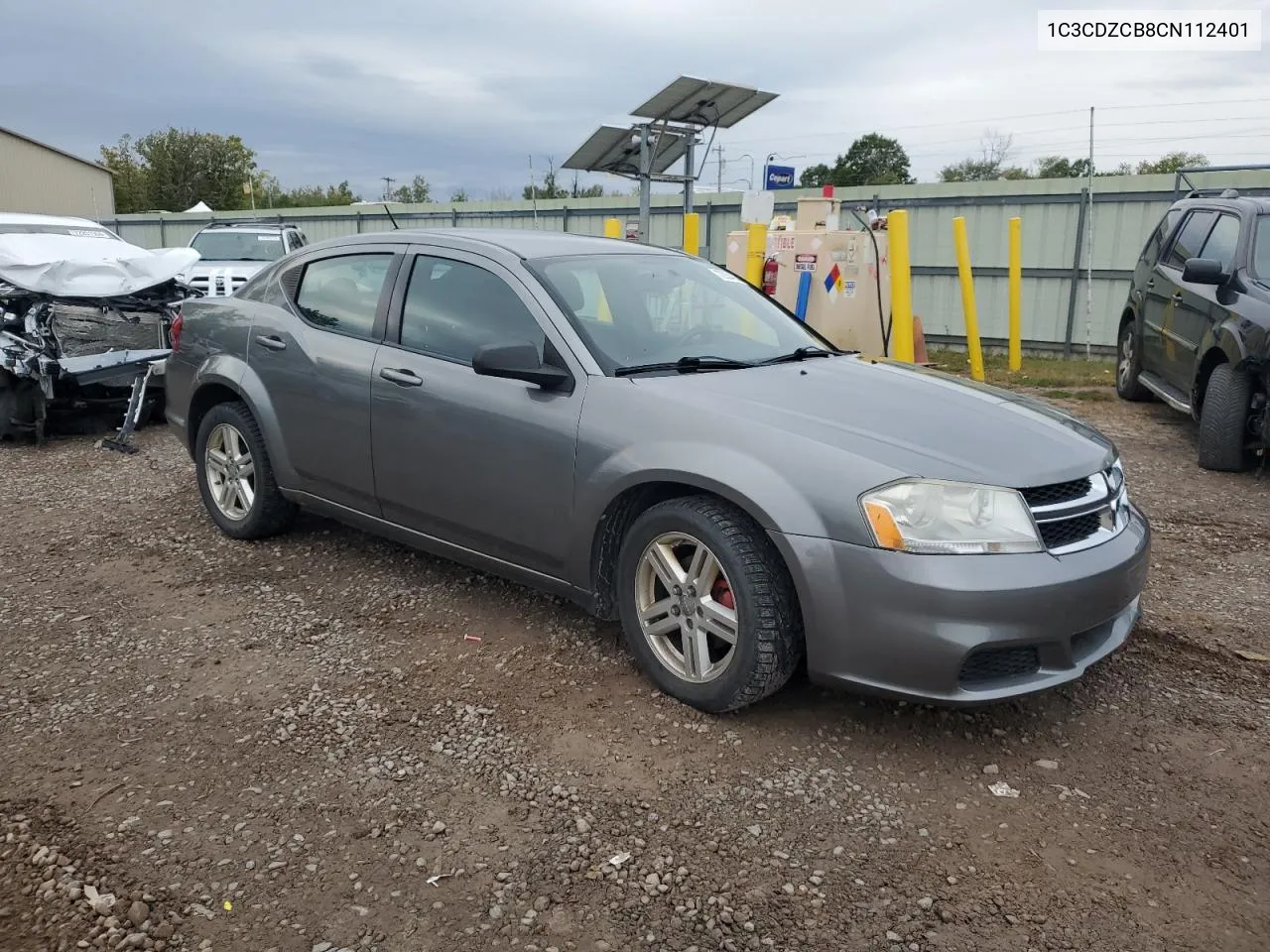 2012 Dodge Avenger Sxt VIN: 1C3CDZCB8CN112401 Lot: 72354334