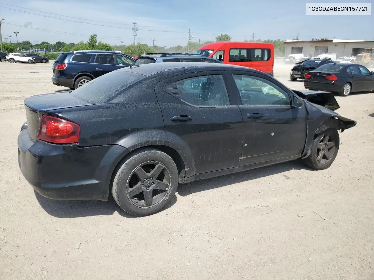 2012 Dodge Avenger Se VIN: 1C3CDZAB5CN157721 Lot: 72366004