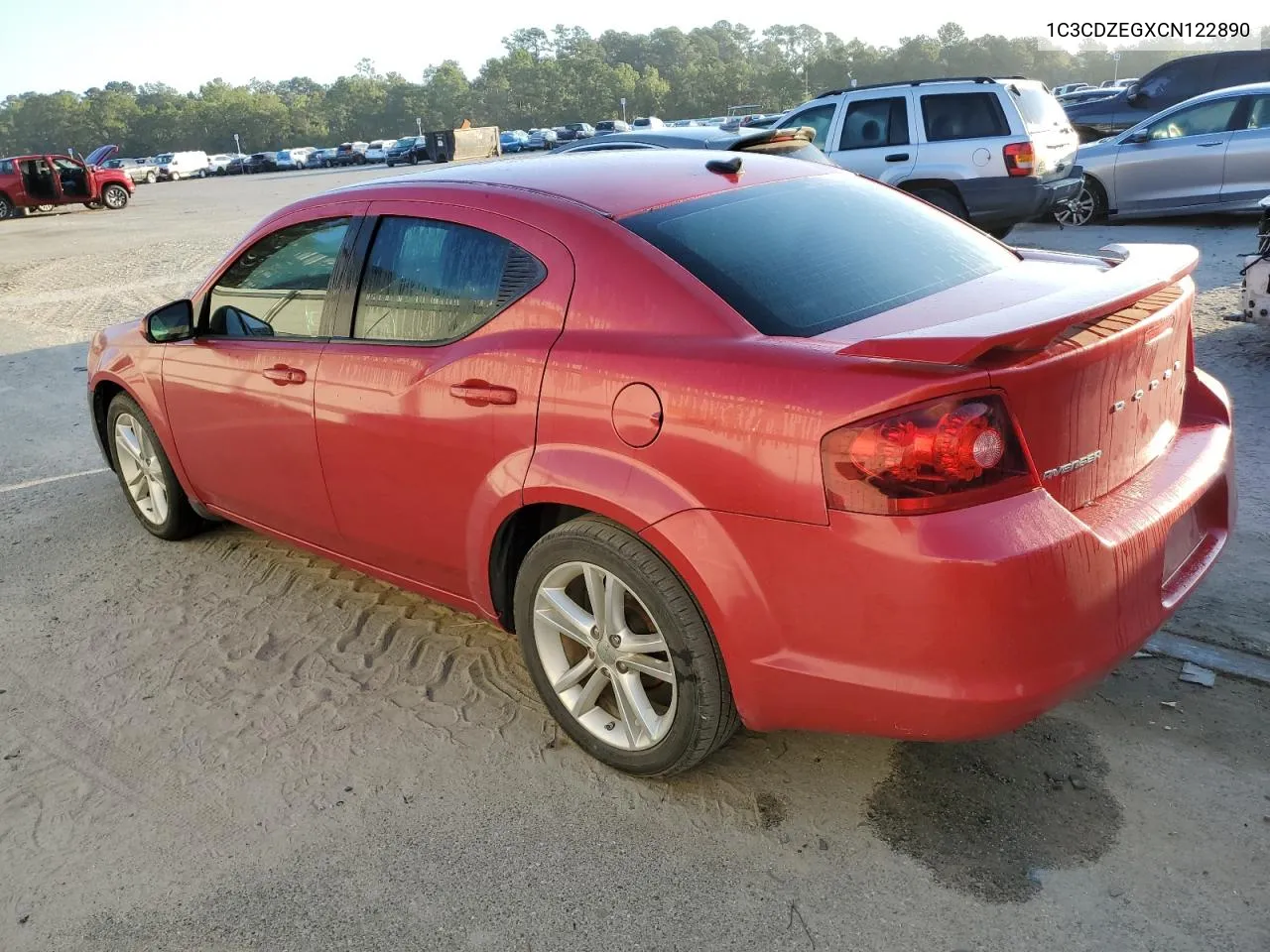 1C3CDZEGXCN122890 2012 Dodge Avenger Sxt