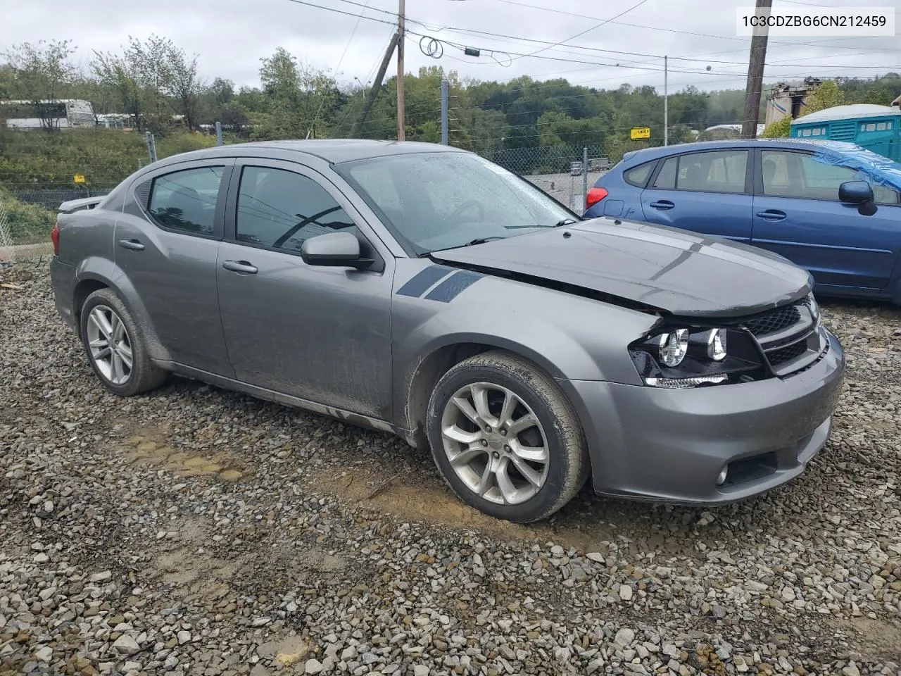 2012 Dodge Avenger R/T VIN: 1C3CDZBG6CN212459 Lot: 72697634