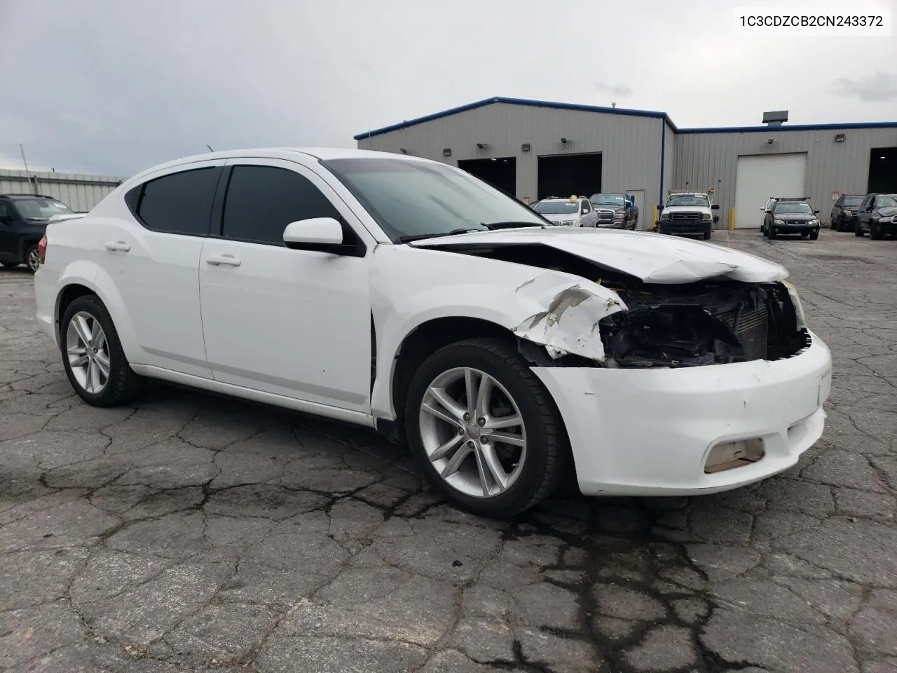 2012 Dodge Avenger Sxt VIN: 1C3CDZCB2CN243372 Lot: 72920204