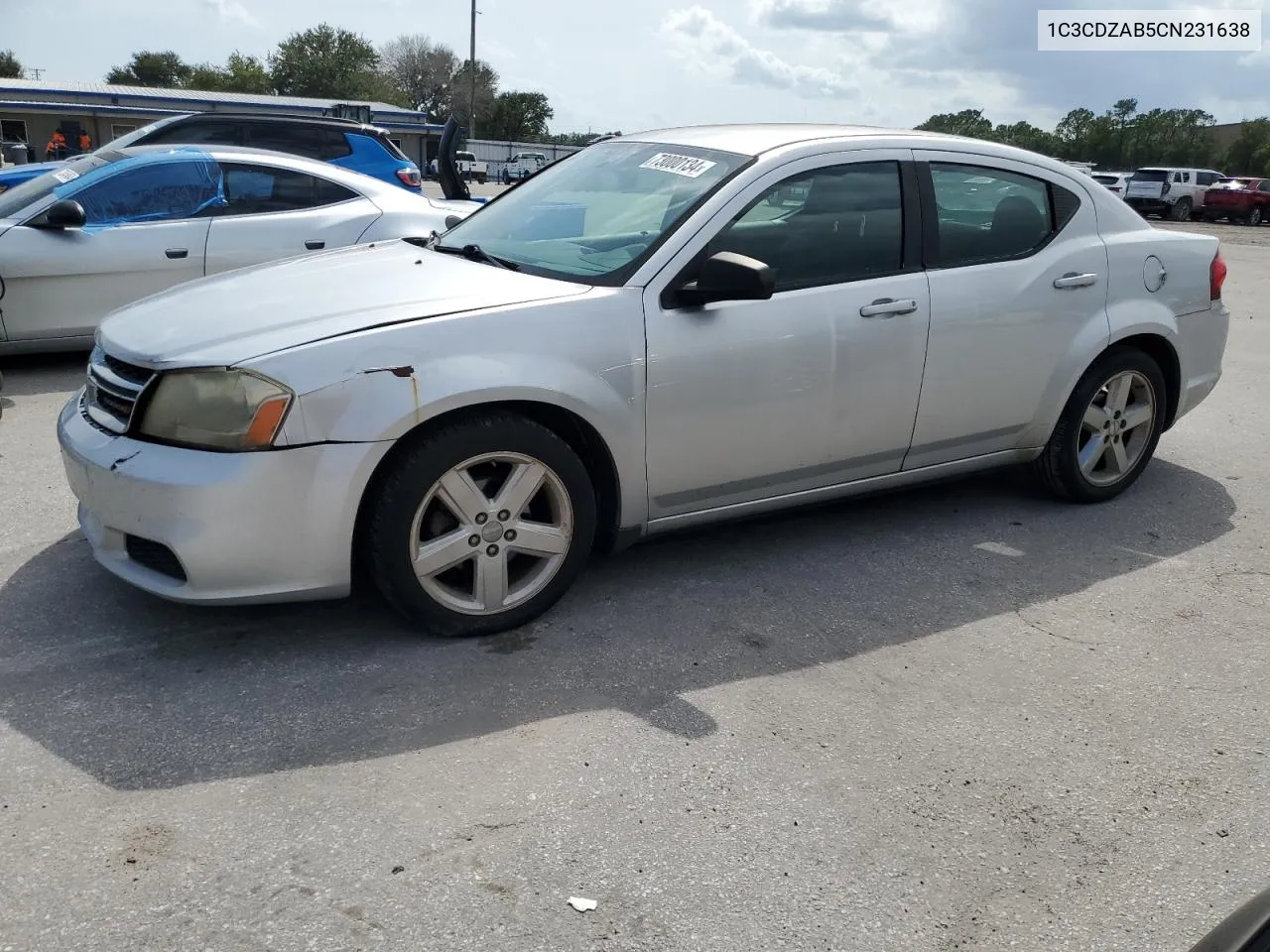 2012 Dodge Avenger Se VIN: 1C3CDZAB5CN231638 Lot: 73000134