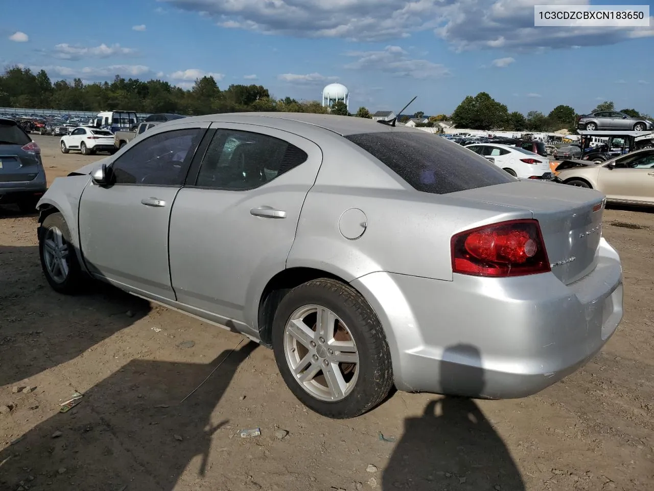 2012 Dodge Avenger Sxt VIN: 1C3CDZCBXCN183650 Lot: 73868544