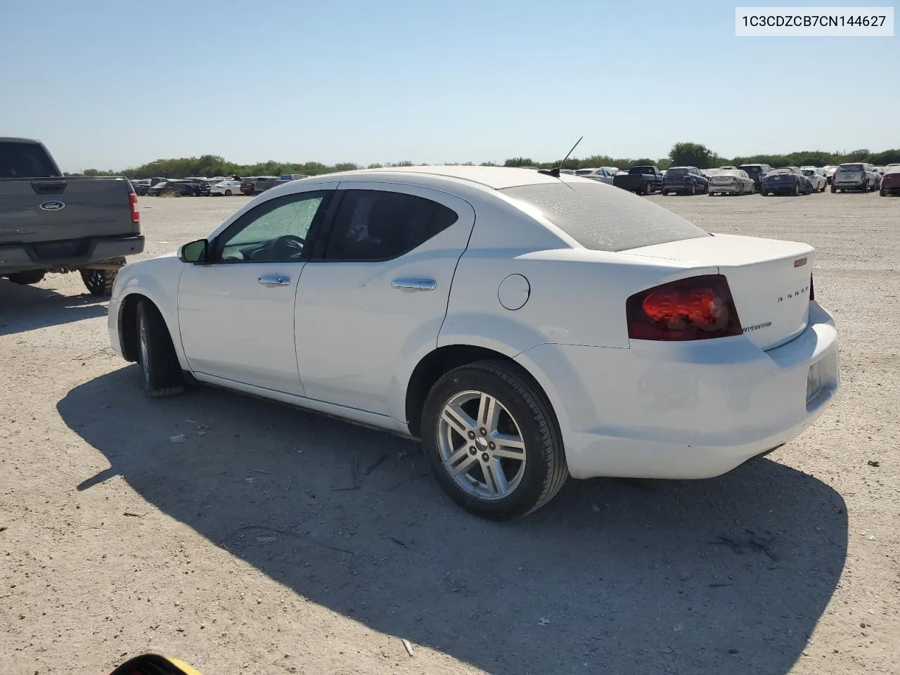 2012 Dodge Avenger Sxt VIN: 1C3CDZCB7CN144627 Lot: 75838744