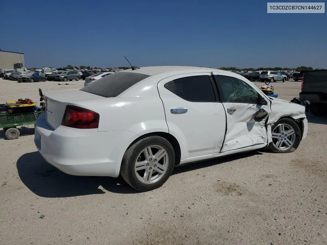 2012 Dodge Avenger Sxt VIN: 1C3CDZCB7CN144627 Lot: 75838744