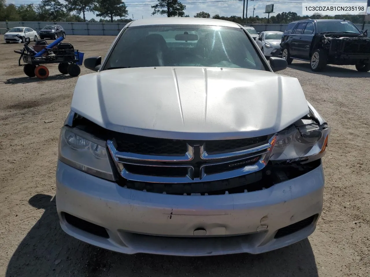 2012 Dodge Avenger Se VIN: 1C3CDZAB1CN235198 Lot: 76761604