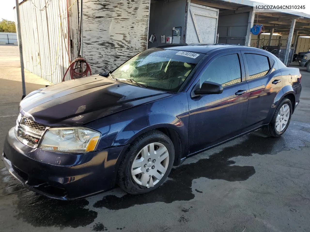 1C3CDZAG4CN310245 2012 Dodge Avenger Se