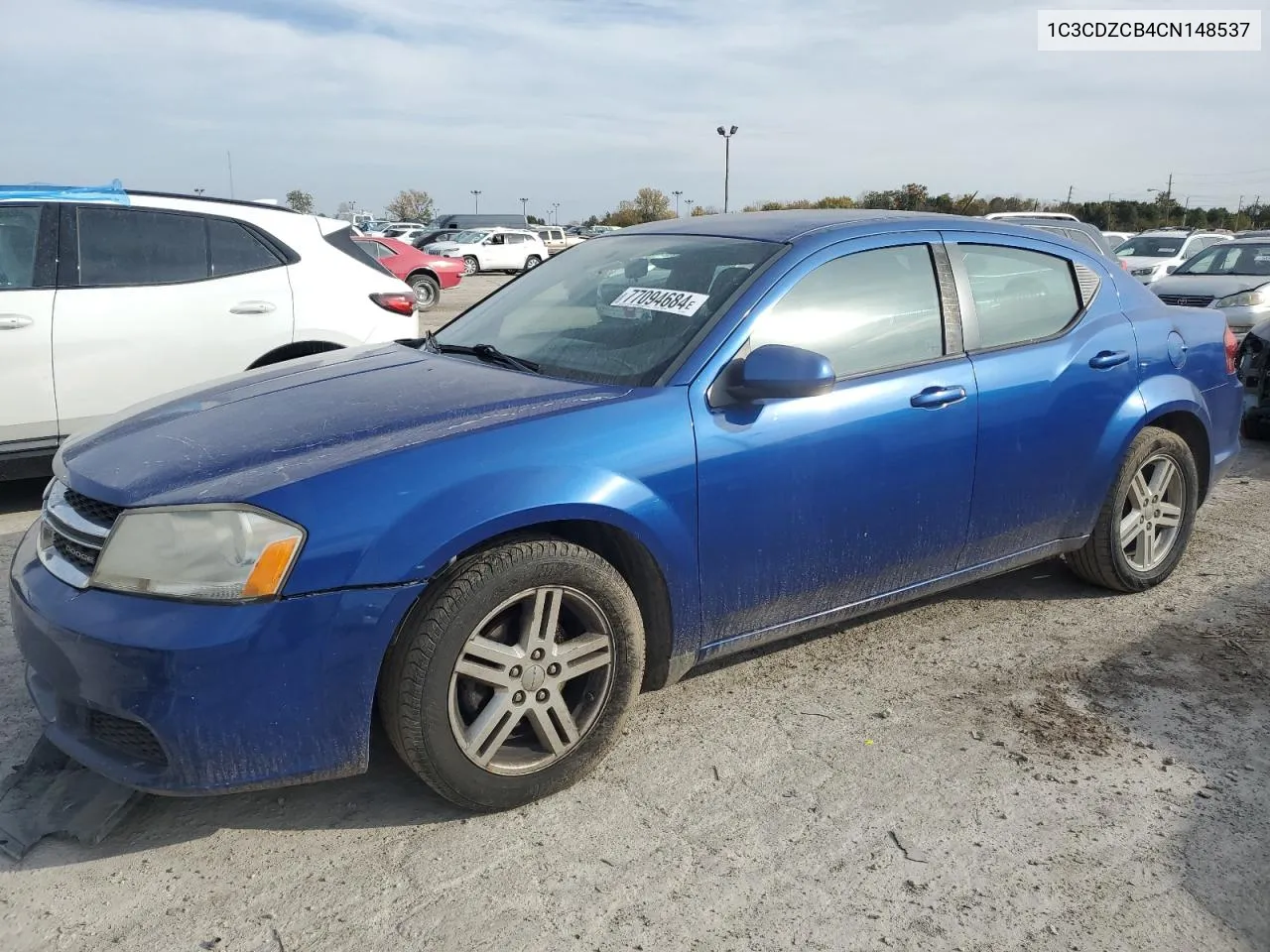 2012 Dodge Avenger Sxt VIN: 1C3CDZCB4CN148537 Lot: 77094684