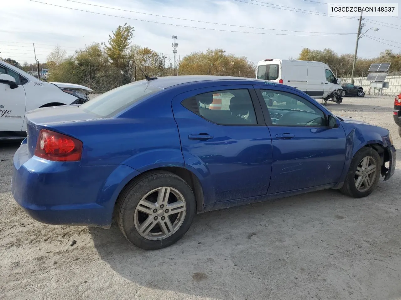 2012 Dodge Avenger Sxt VIN: 1C3CDZCB4CN148537 Lot: 77094684