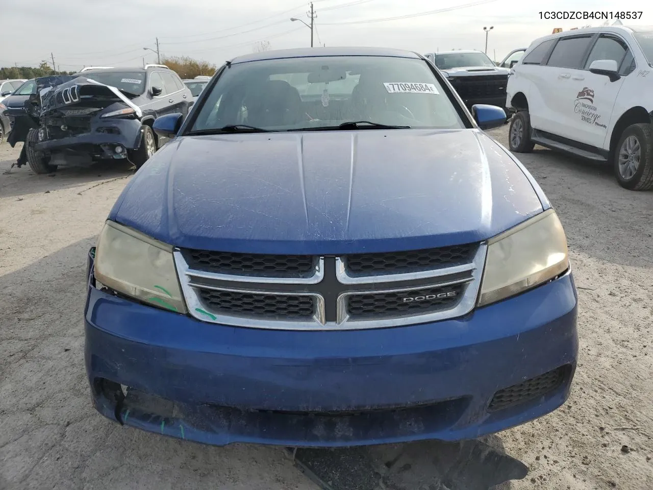 2012 Dodge Avenger Sxt VIN: 1C3CDZCB4CN148537 Lot: 77094684